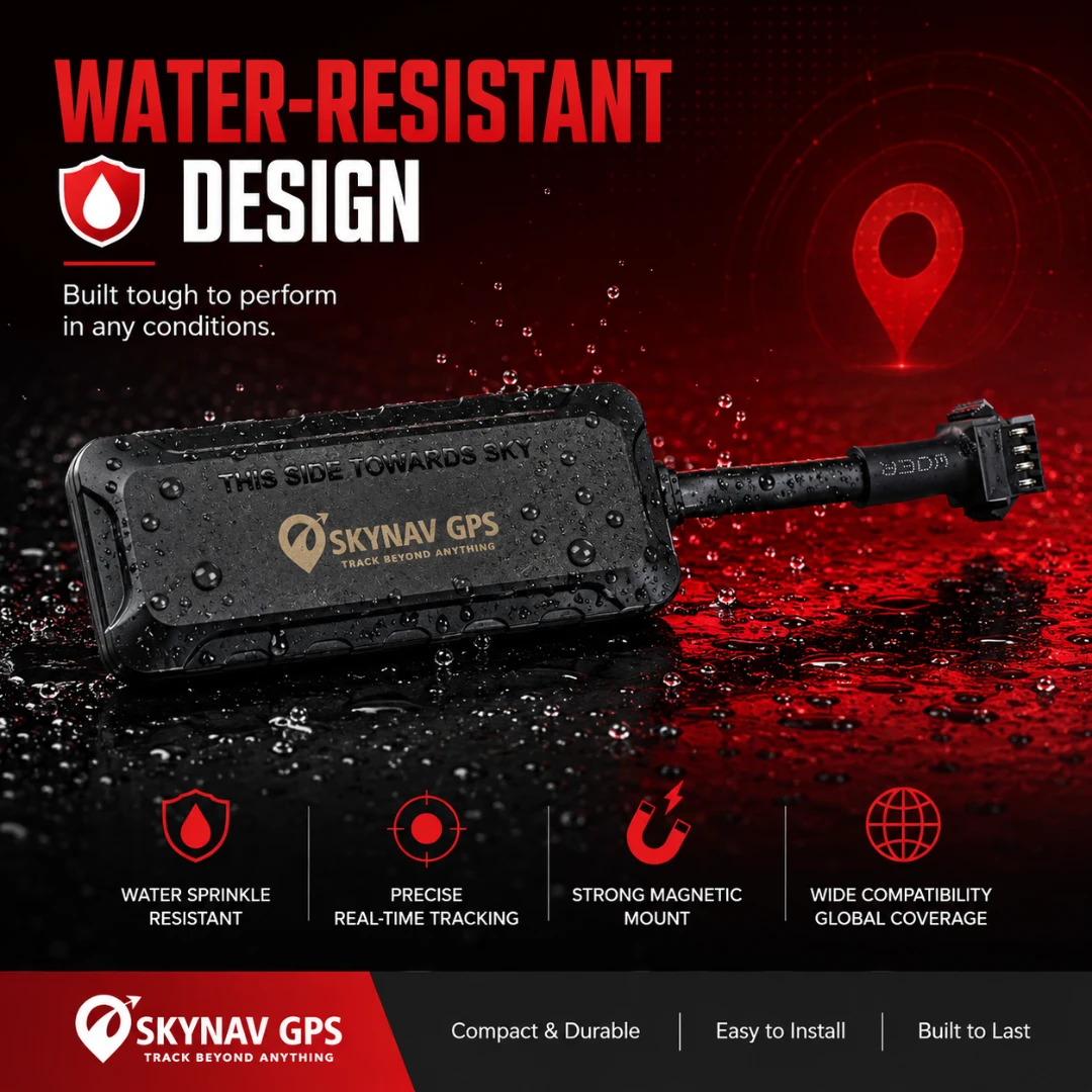 Skynav Turbo 4G GPS Tracker Premium – Superfast 4G Connectivity, Real-Time Tracking & Advanced Vehicle Monitoring | Engine ON/OFF Alerts | Anti-Theft Protection | 1 Year SIM Recharge + 1 Year Software Subscription