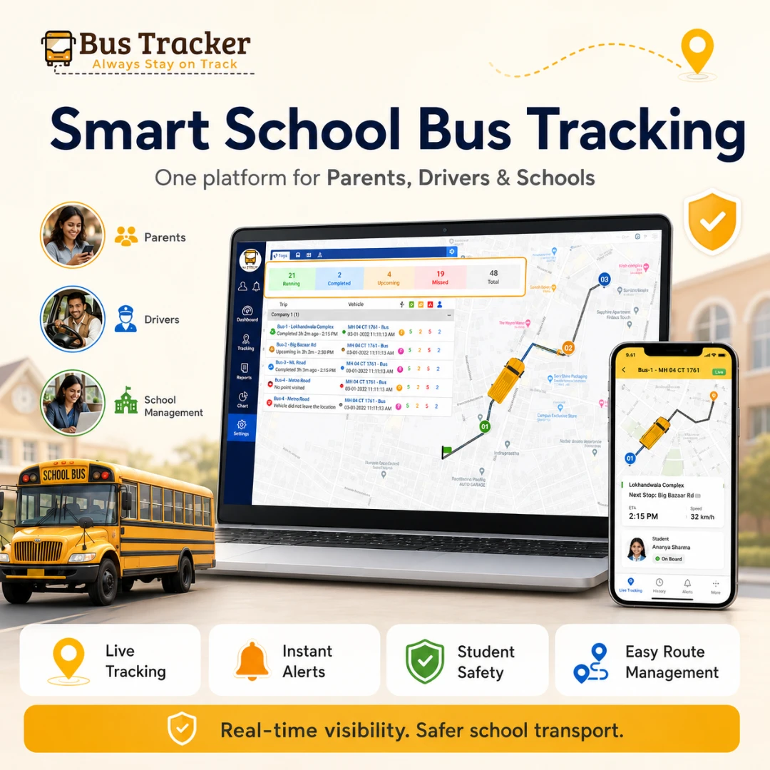 Smart School Bus Tracking Solution - Bus Tracker